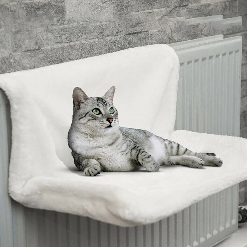 Hanging Cat Bed Removable Cat Hammock Pet Beds for Radiator Bench Kitten Nest With Strong Durable Metal Frame Cat Accessories