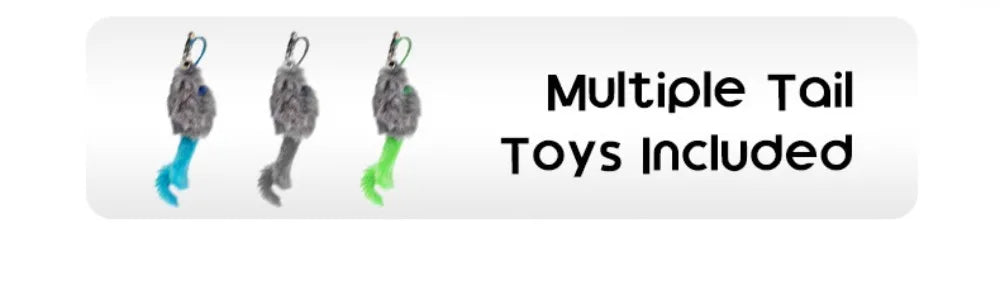 Self-Playing Cat Toy， Automatic Retractable Door Hanging Teaser for Indoor Cats， Boredom Buster Exercise Toy