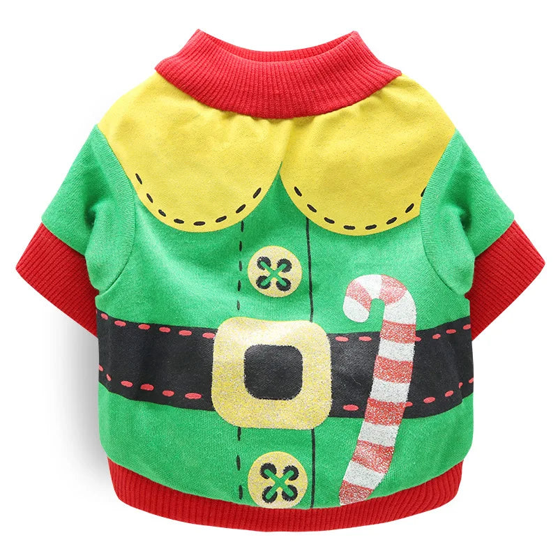 Dog Clothes For Small Dogs Pet Hoodies Halloween Christmas Cat Puppy Warm Shirt Dogbaby Clothing For Chihuahua Costume Pet Items