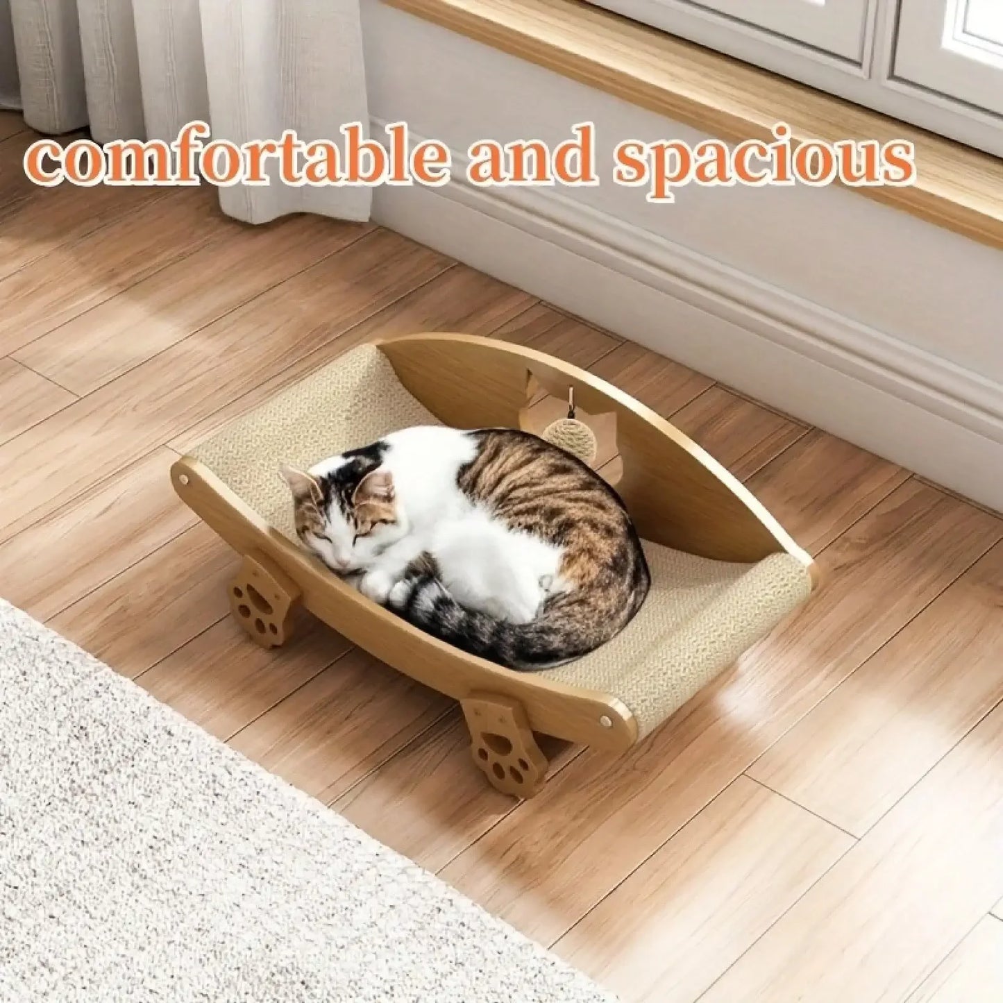 Sisal Scratching Board, Sofa With Sisal Ball Toy, Durable Sofa Suitable Claws, Sisal Scratching Bed Indoor Cats, Scratching Rock