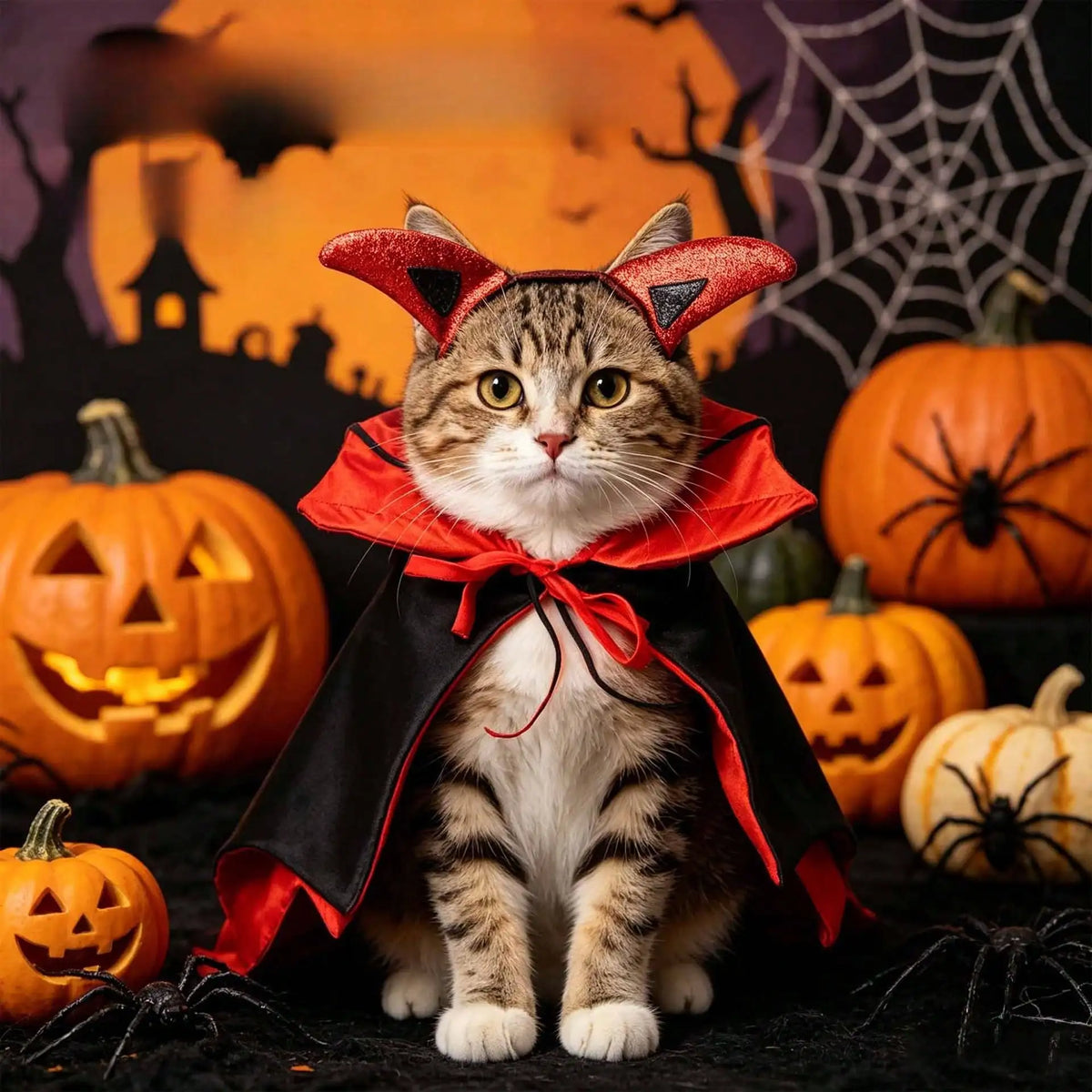 1set Halloween Funny Bat Pet Cloak, Dog Costume Cosplay Outfit, Cute Evil Cape Shawl For Cats & Dogs,Pet Accessories