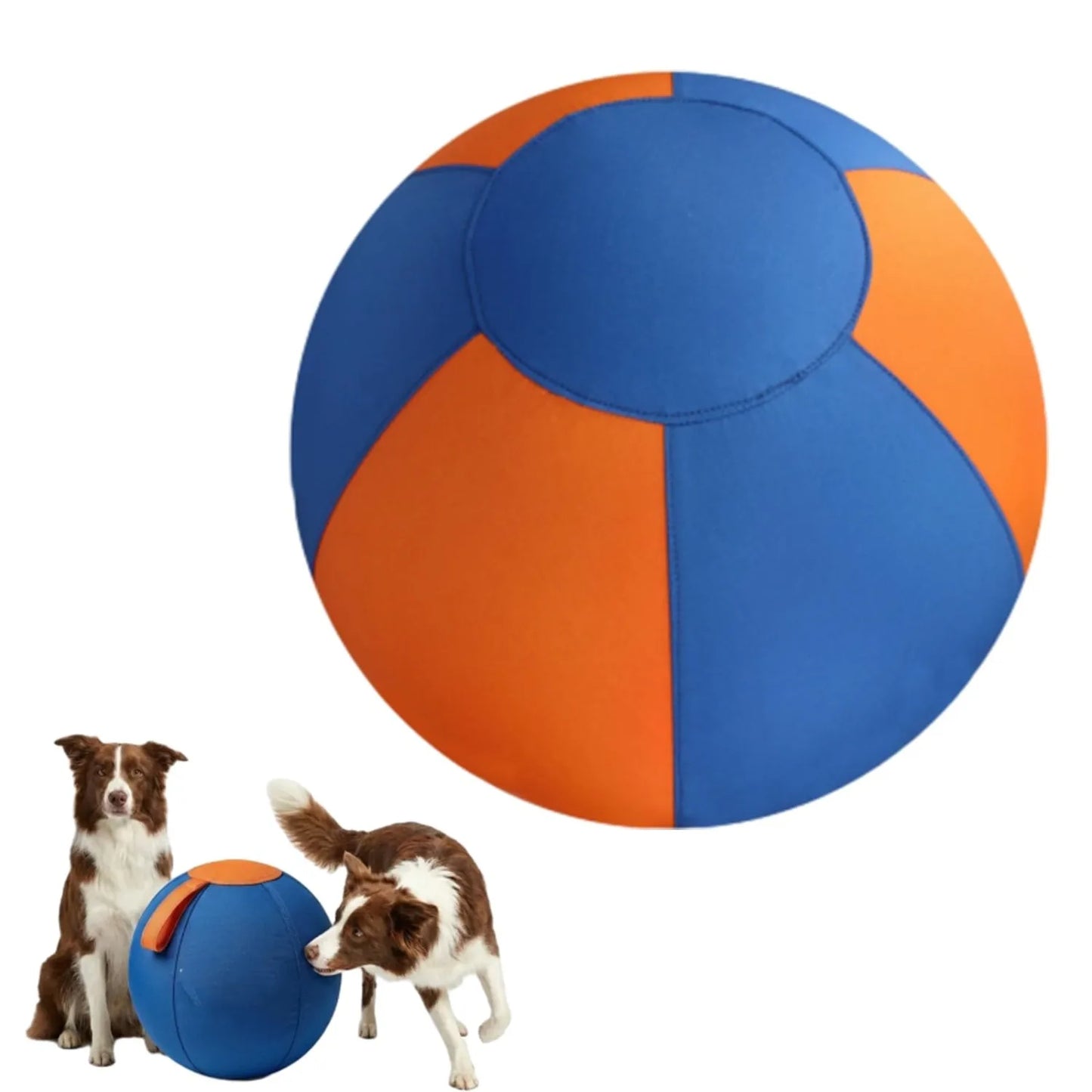 (Large) Ruckus Herding Ball, Herding Ball for Dogs, Extra-Large Enrichment Ball - Tear-Resistant, Includes Protective Cover And