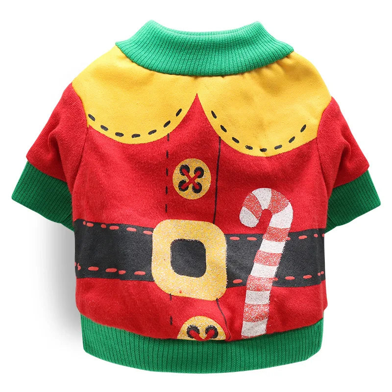 Dog Clothes For Small Dogs Pet Hoodies Halloween Christmas Cat Puppy Warm Shirt Dogbaby Clothing For Chihuahua Costume Pet Items