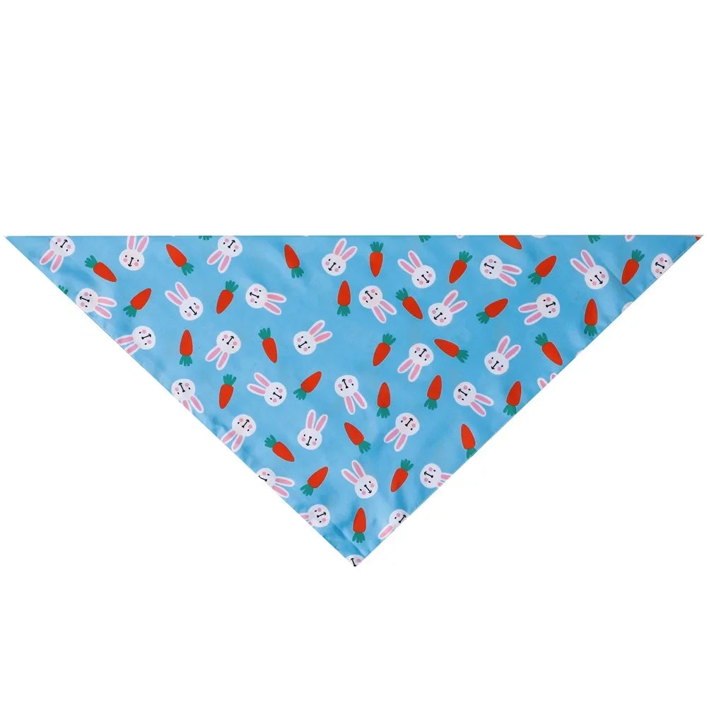 Dog Bandana Fruit Floral Spring Washable Soft Doggy Scarf Kerchief Summer Adjustable for Small Medium Large Dogs Pets