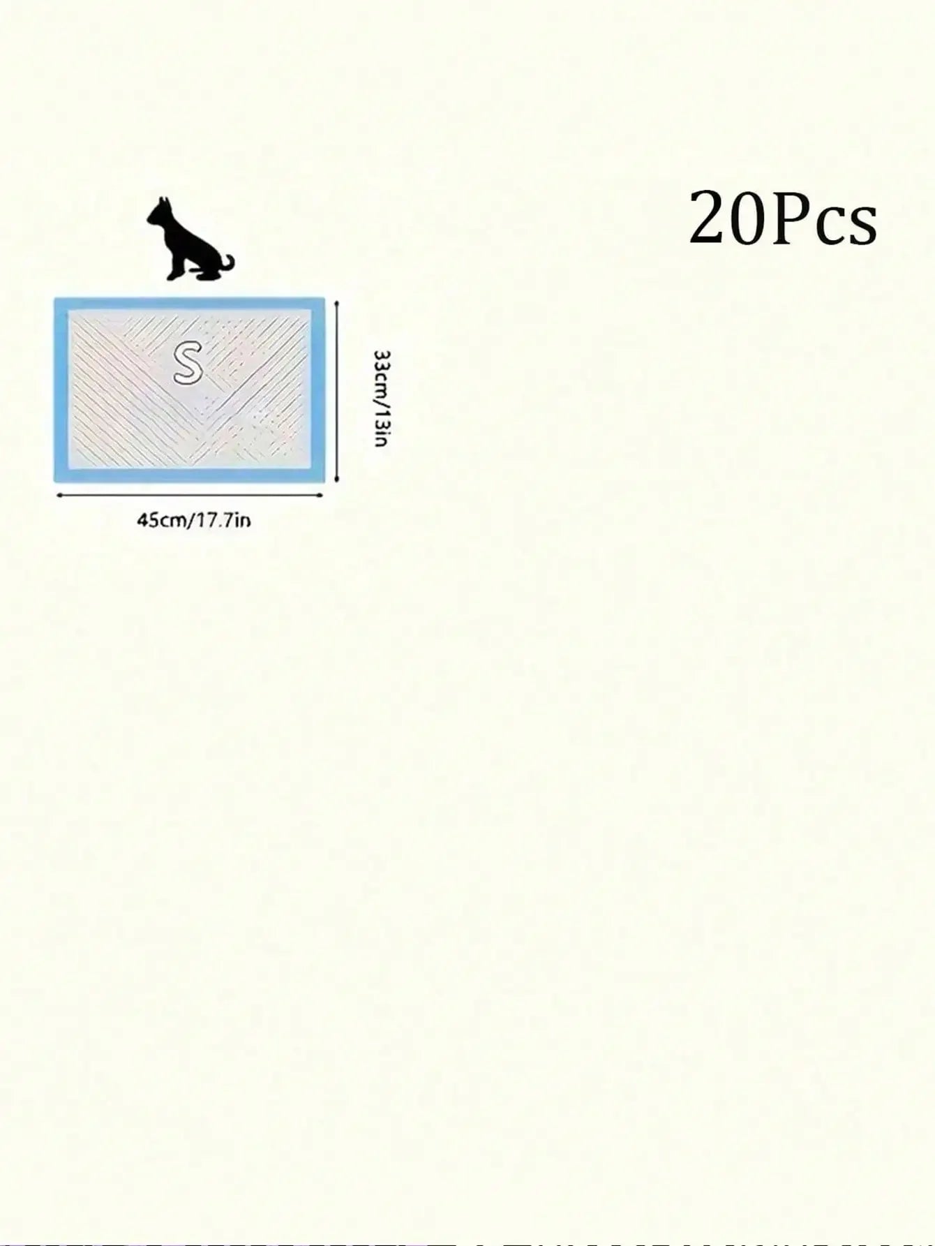 100Pcs Pet Pee Pad Diaper Dog Pee Pad Pad Training Diaper, Diaper Pad Thickening, Urine Not Wet, Pet People Must Have, So That Your Home Inside A Clean And Tidy Odor-Free, The Best Gift For The Dog, Pet Supplies, Pet Pee Pads