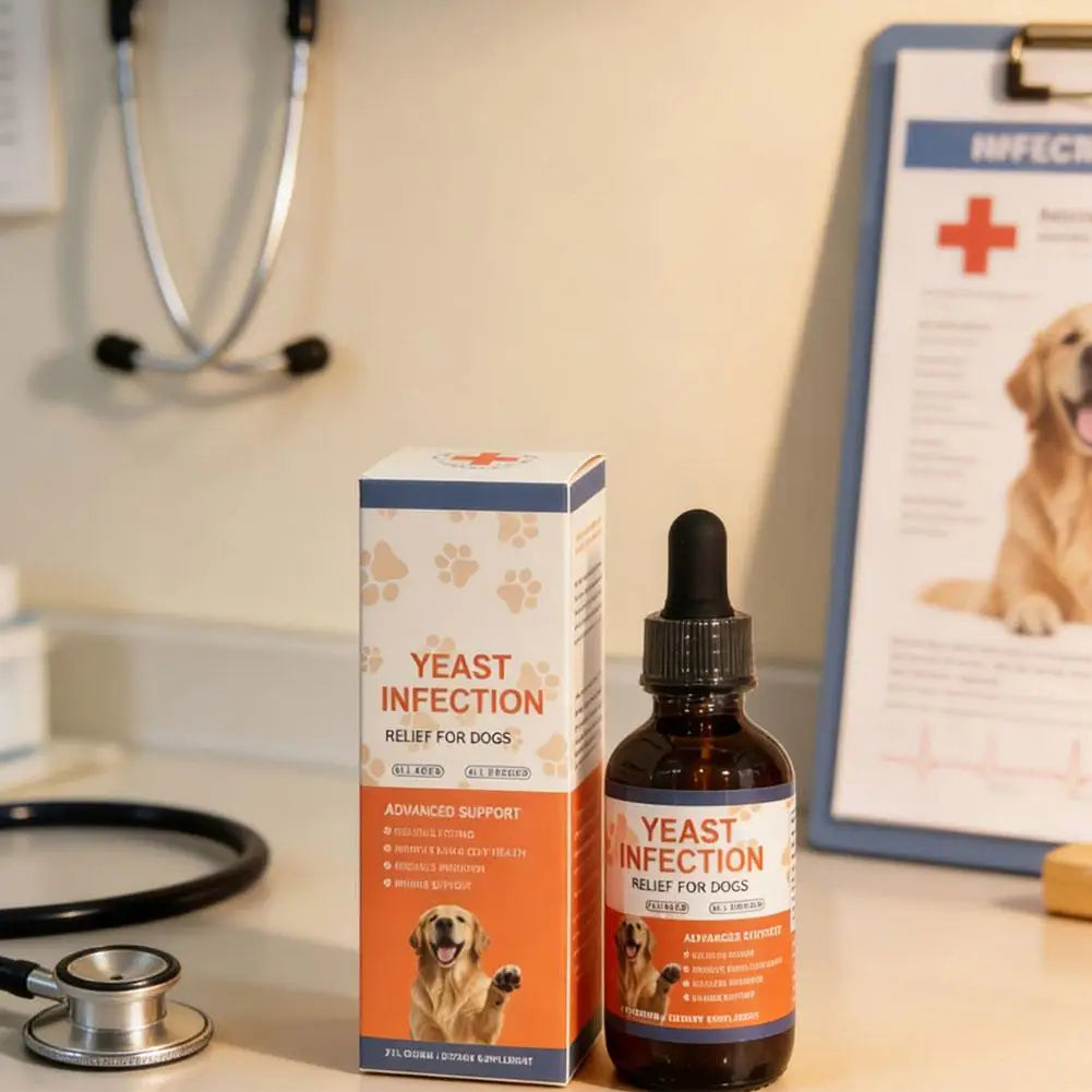 60ml Irritation Skin Pet Nutritional Supplement Antipruritic Fur Health Immune Support Yeast Infection Relief Drops For Dog Cat