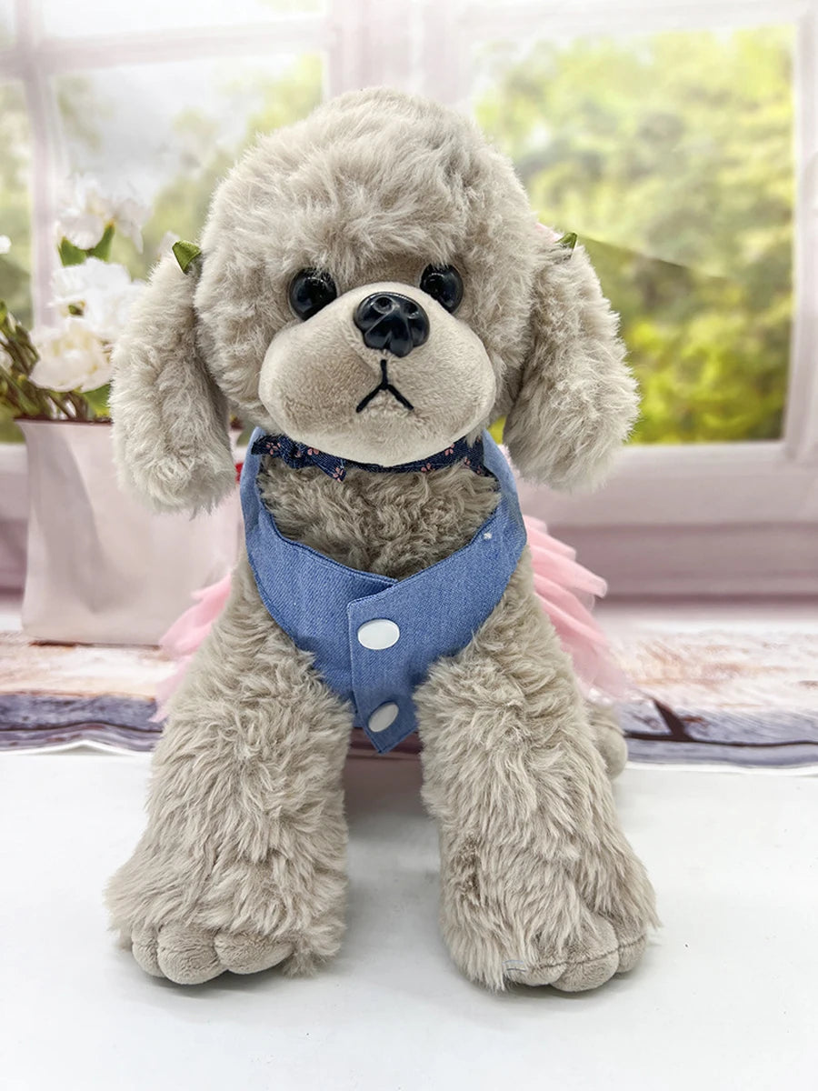 1pc Pet Lace Dress Dog Dress Lace Skirt Harness Summer Pet Clothing Chihuahua Stripe Skirt Puppy Cat Princess Apparel Cute Puppy
