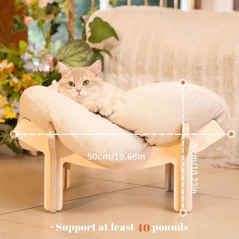 Dog Supplies Pet Furniture And Beds Dog Bed Cat Condo, Pet Sofa, Wooden Cushion, Fluffy Pet, Indoor Cat Use Perch Kitten Lounge