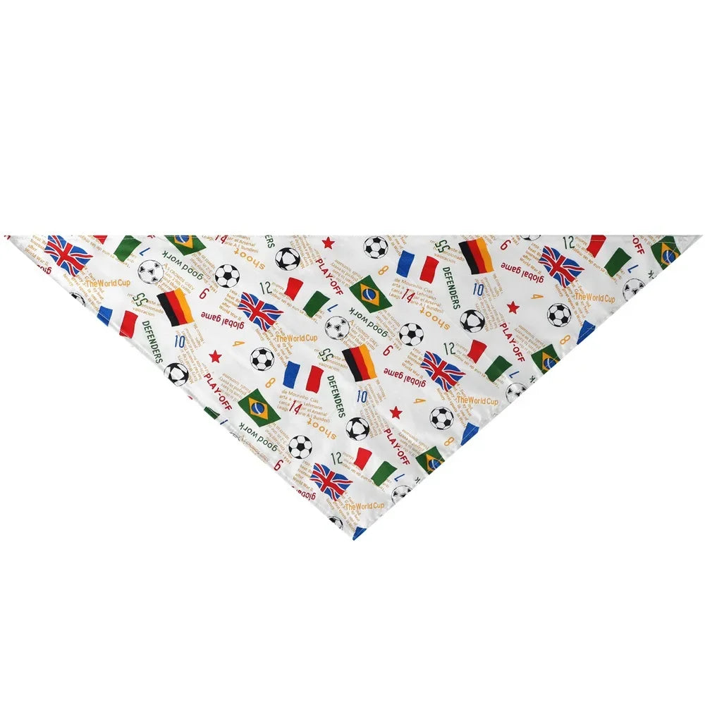 Dog Bandana Fruit Floral Spring Washable Soft Doggy Scarf Kerchief Summer Adjustable for Small Medium Large Dogs Pets