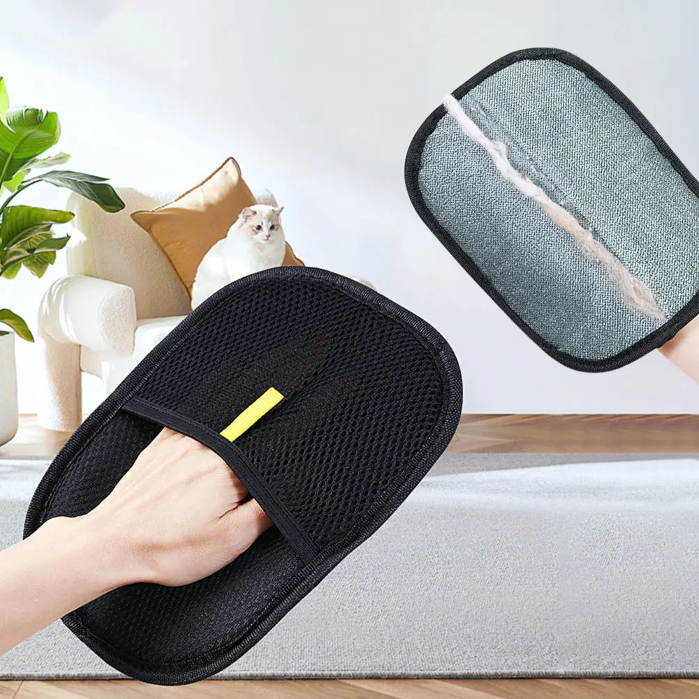 2025 New Pet Hair Remover Mitt Pet Hair Remover Gloves Deshedding Brush Glove for Dog Cat Rabbit with Long/Short/Curly Hair